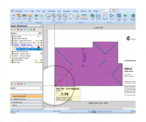 PlanSwift detailed measuring