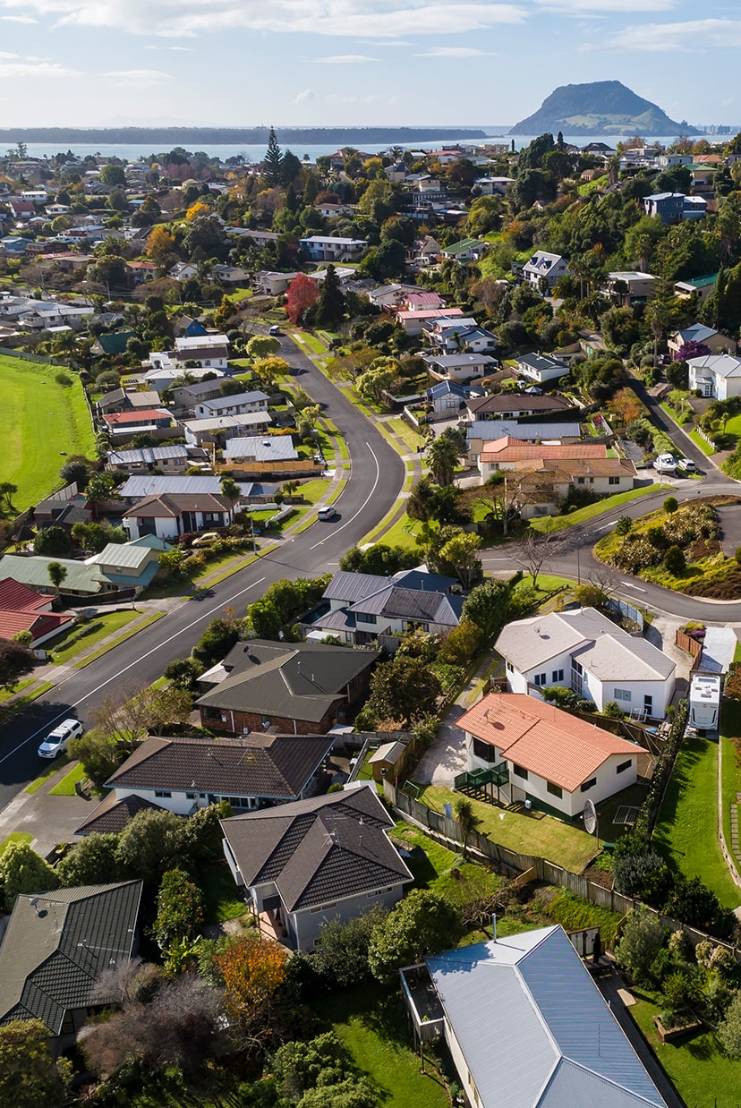 Arieal view of Tauranga New Zealand